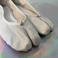 Maison Margiela 2000's paper effect leather ballerina tabis size 39