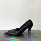 Prada 2020's black leather heels with pointy toe size 36,5