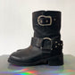 Dorothée Schumacher 2015's black leather biker boots size 40