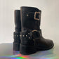 Dorothée Schumacher 2015's black leather biker boots size 40