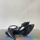 Miu Miu 2000's black braided sandals size 39