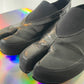 MM6 2000's black vinyl tabi sneakers size 39