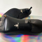 Prada 2020's black leather heels with pointy toe size 36,5