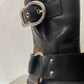 Dorothée Schumacher 2015's black leather biker boots size 40