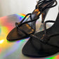 Miu Miu 2000's black braided sandals size 39