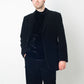 Emporio Armani 2010’s black velvet turtleneck sweater