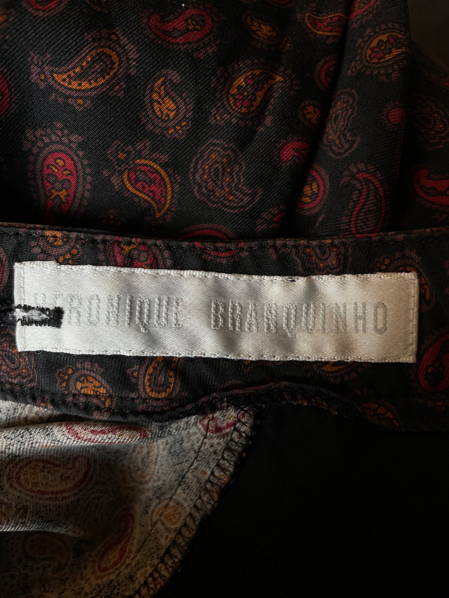 Veronique Branquinho AW 2006-2007 washed cotton paisley print dress