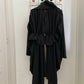 Comme des Garçons SS 2006 draped black long coat