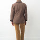 Issey Miyake Plantation 90’s reversible brown wool and padded nylon jacket