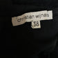 Christian Wijnants 2000's petrol blue "medieval" type cotton dress