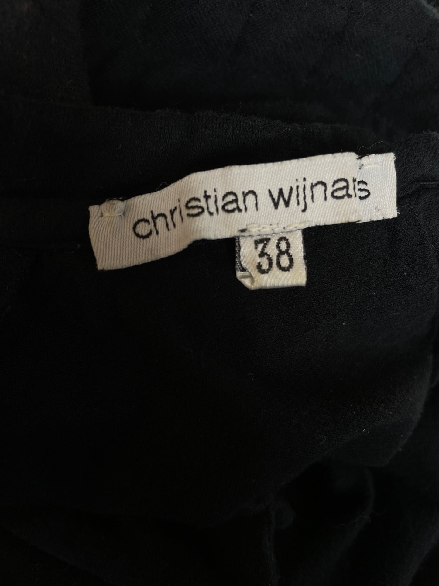 Christian Wijnants 2000's petrol blue "medieval" type cotton dress