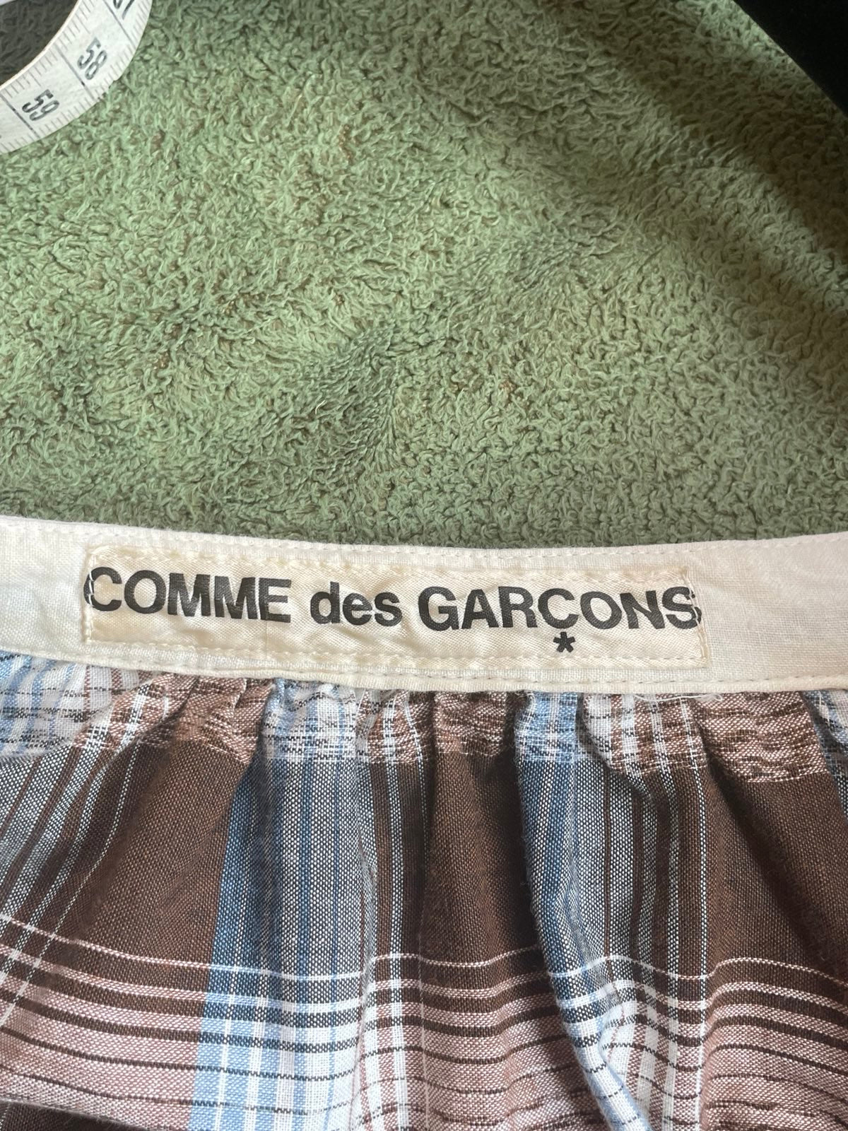 Comme des Garçons plaid shirt