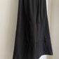 Comme des Garçons FW 1995 black maxi patchwork skirt with round strips of fabric