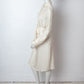 Veronique Branquinho FW 2006/7 eggshell white silk and lace dress