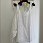 Ter et Bantine 2000's wide white tunic with bare shoulders and long sleeves