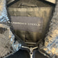 Lawrence Steele 90s wool and python black skirt suit