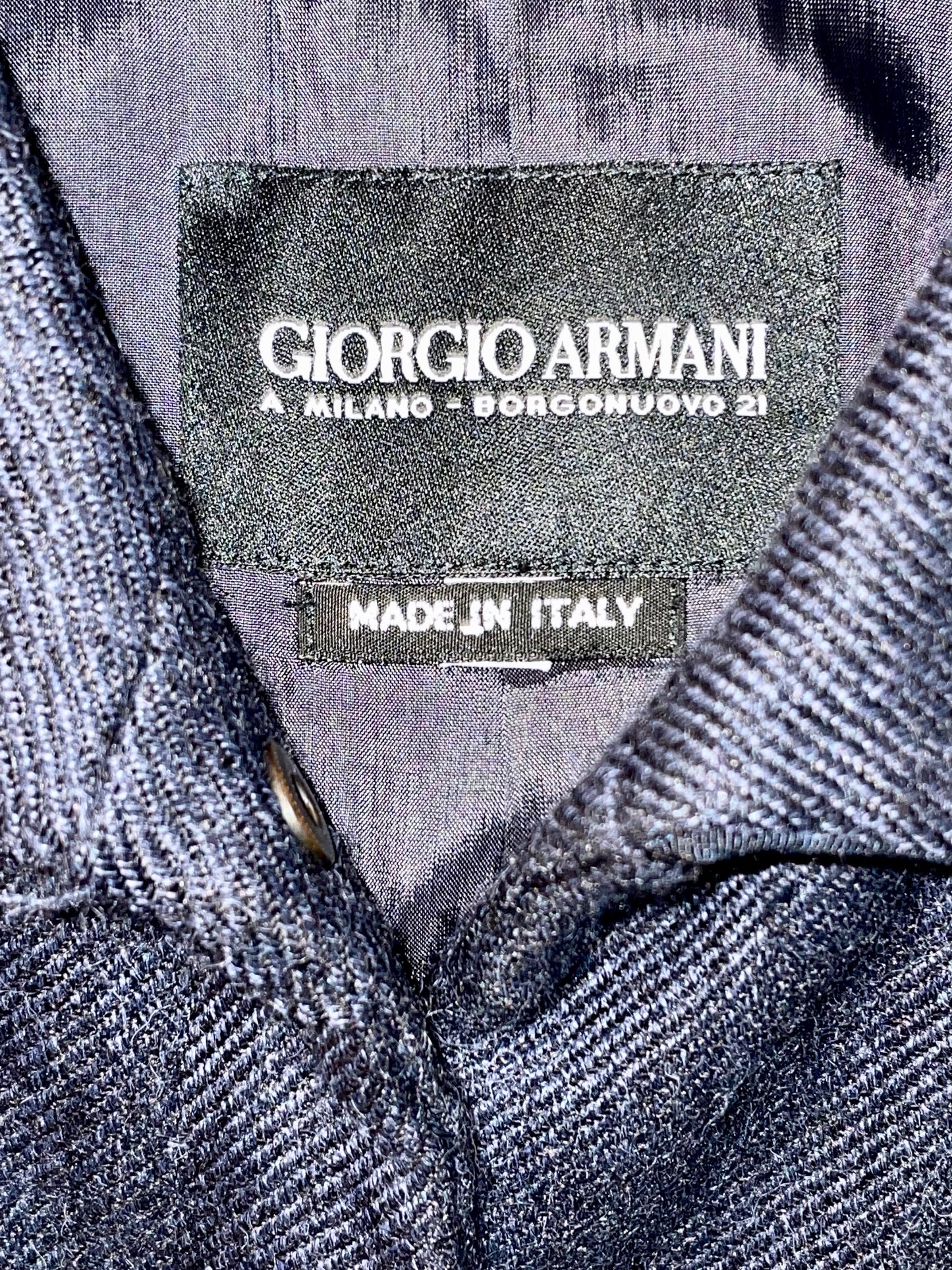 Giorgio Armani 90´s baby alpaca navy jacket