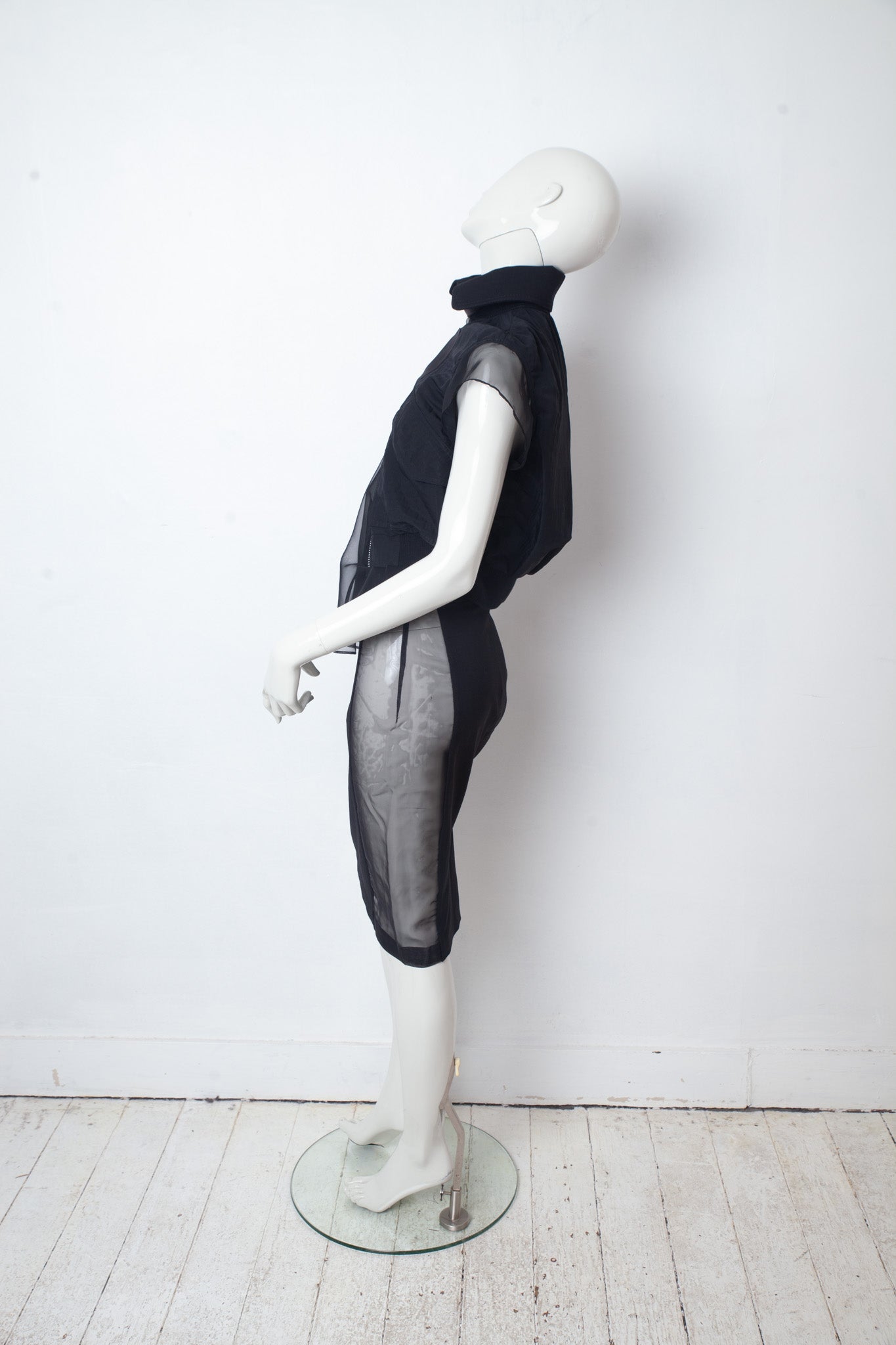 Sacaï SS 2015 double layered silk and cotton military gilet