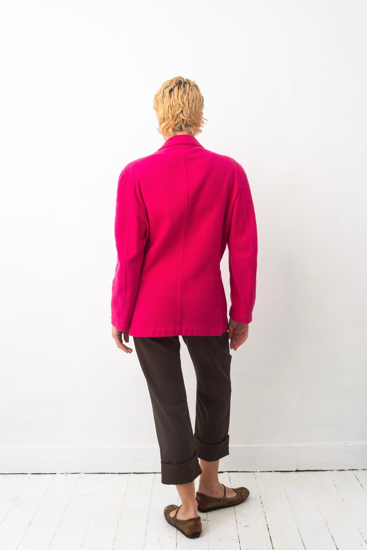 Comme des Garçons Homme Plus AD 2001 fuchsia cotton jacket