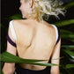 Céline SS 2017 aubergine jersey evening dress with open back
