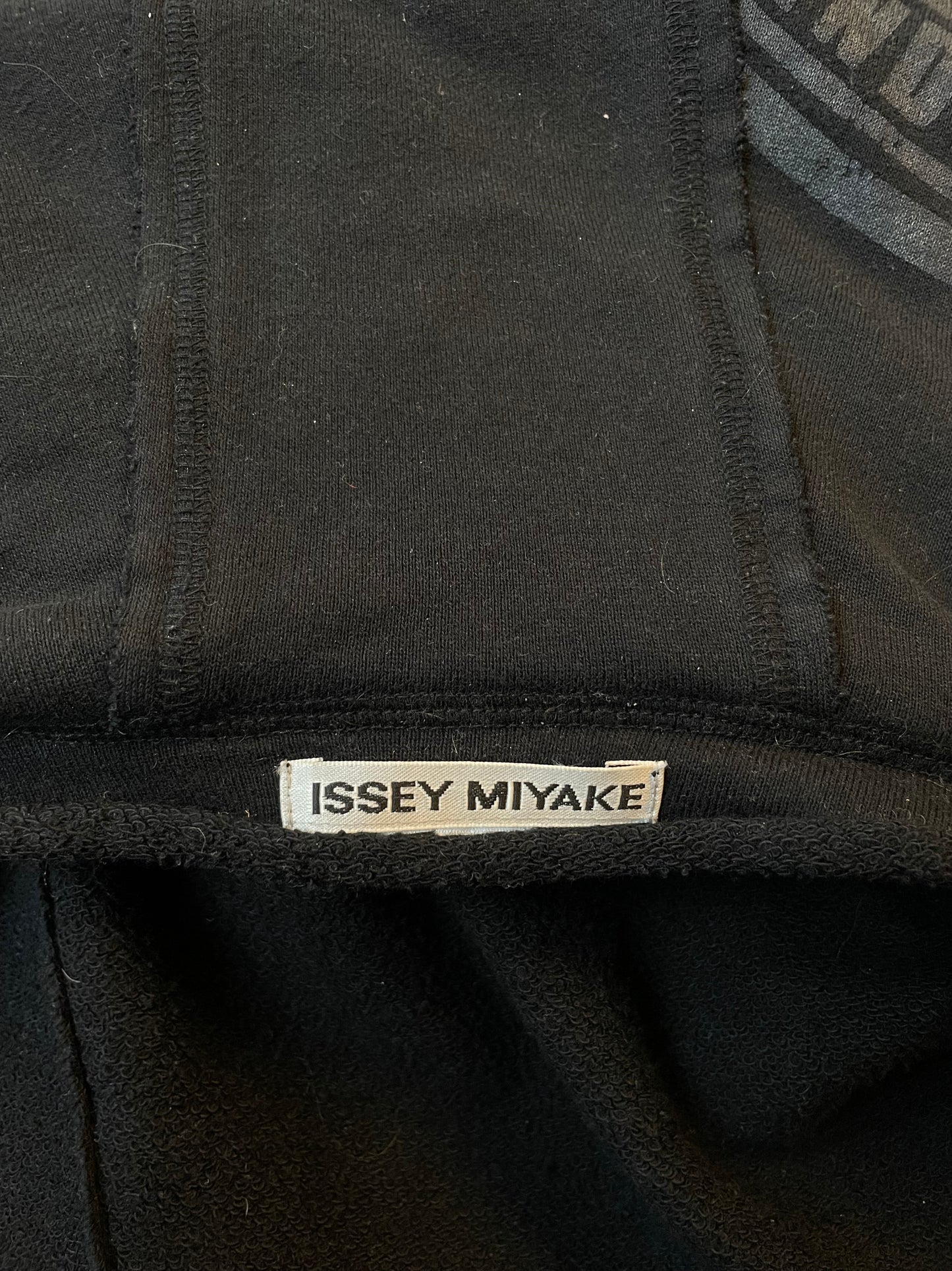 Issey Miyake FW 2004 "Meteor Shower" graphic hoodie with back zip