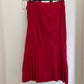 Prada 2000's nylon red maxi mermaid skirt