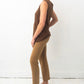 Japanese brand 90’s knit brown sleeveless top