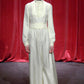 Veronique Branquinho FW 2006 ivory silk evening dress