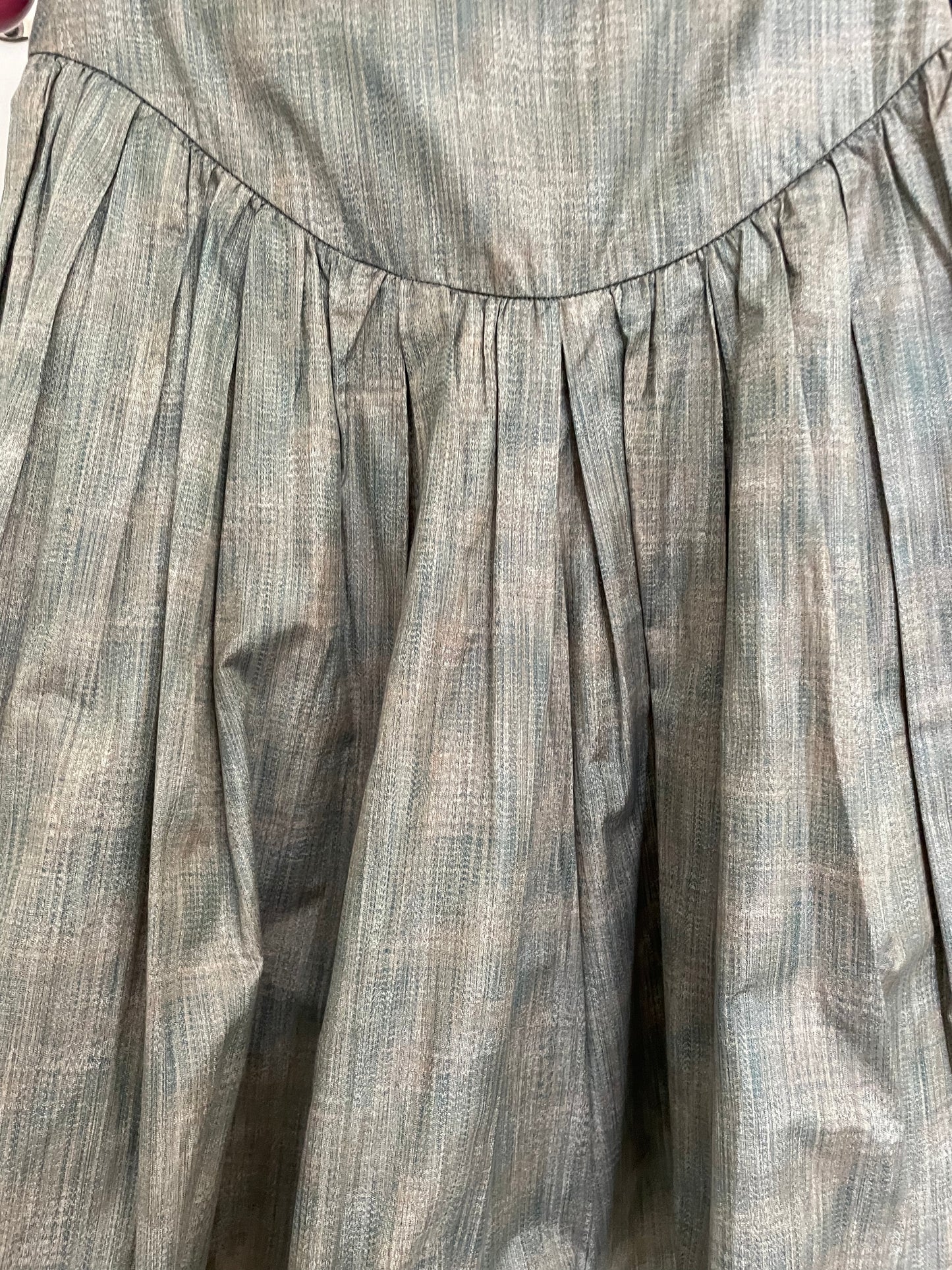 Giorgio Armani 80s khaki cotton short/skirt