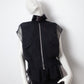 Sacaï SS 2015 double layered silk and cotton military gilet