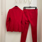 Moschino 2000's red wool pantsuit