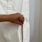 DKNY 90's white cotton straight skirt
