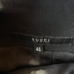Gucci 2002 black silk bustier dress with plunged mesh back