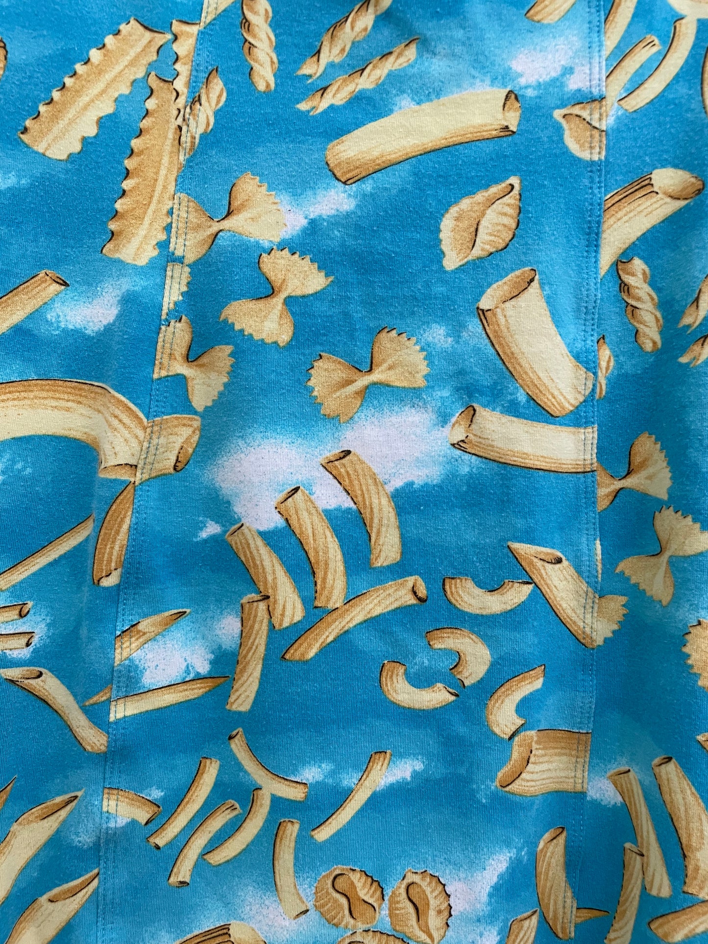 Fendi 90's surrealist pasta mini dress