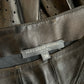 Alexander McQueen SS 2003 black perforated leather pleated miniskirt