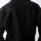 Issey Miyake 90’s short black jacket with flower and demon print