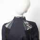 Veronique Branquinho FW 2006/2007 black silk and lace dress