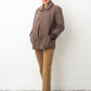 Issey Miyake Plantation 90’s reversible brown wool and padded nylon jacket