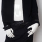 Lawrence Steele 90s wool and python black skirt suit