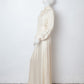 Veronique Branquinho FW 2006 ivory silk evening dress