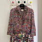 Christian Lacroix 90's knitted distressed multicolour jacket