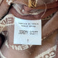 Jeremy Scott 2000's Paris brown striped motorcycle jacket