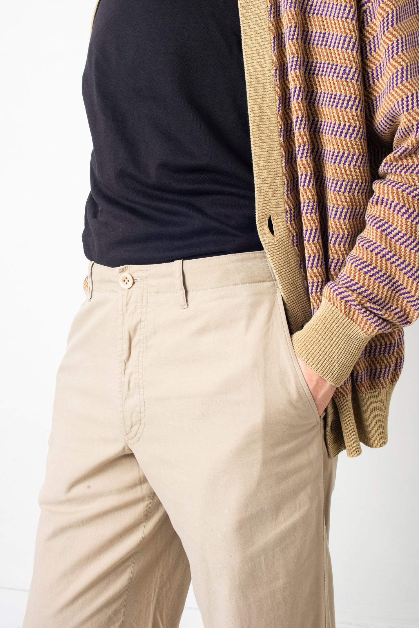 Dries van Noten 2010’s beige cotton trousers