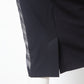 Jean Paul Gaultier for OVS 2016 black pencil skirt with mesh sides