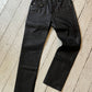 Dior by Hedi Slimane 2007 waxed black ultra skinny jeans