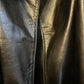 Irina Kha 90's black leather jacket with belt