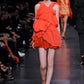 Ann Demeulemeester spring 2009 silk 2 piece red shipwreck dress