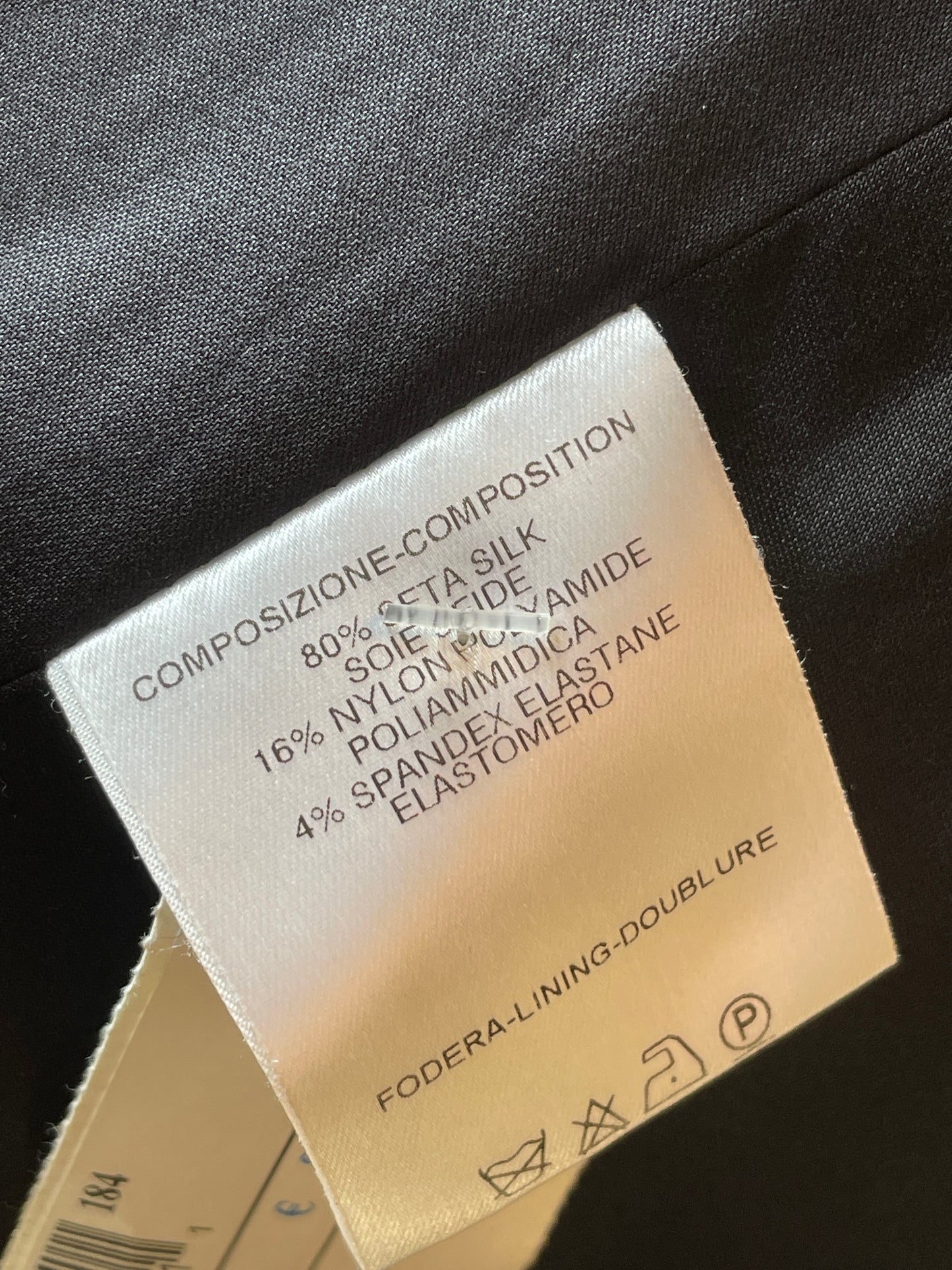 Gucci 2002 black silk bustier dress with plunged mesh back