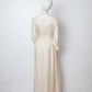 Veronique Branquinho FW 2006 ivory silk evening dress