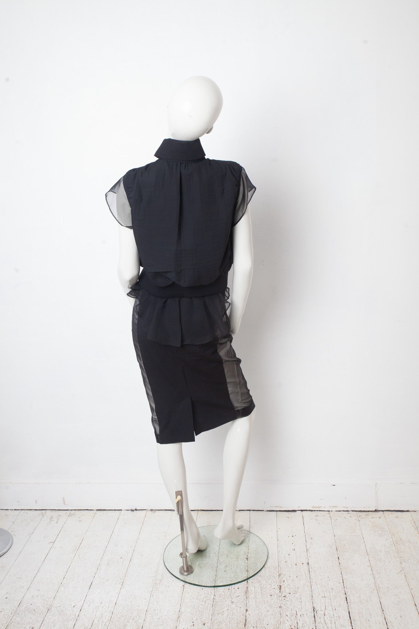 Sacaï SS 2015 double layered silk and cotton military gilet